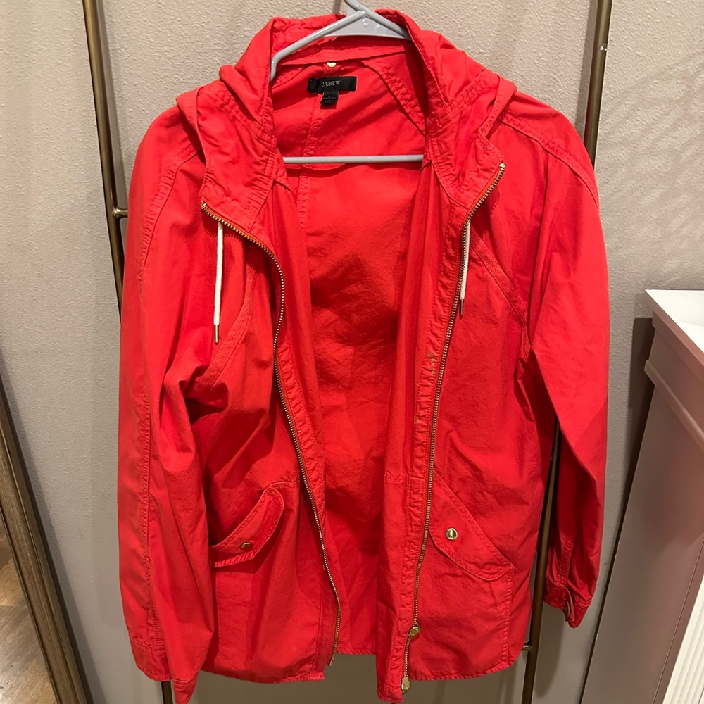 Jcrew jacket, zipper detail